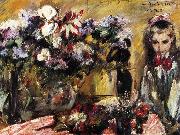 Blumen und Tochter Wilhelmine Lovis Corinth